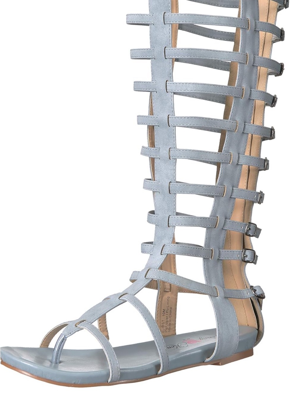Blue buck gladiator sandal boot Penny Loves Kenny NWOT
